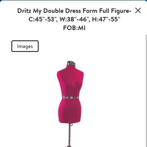 Women's dress form